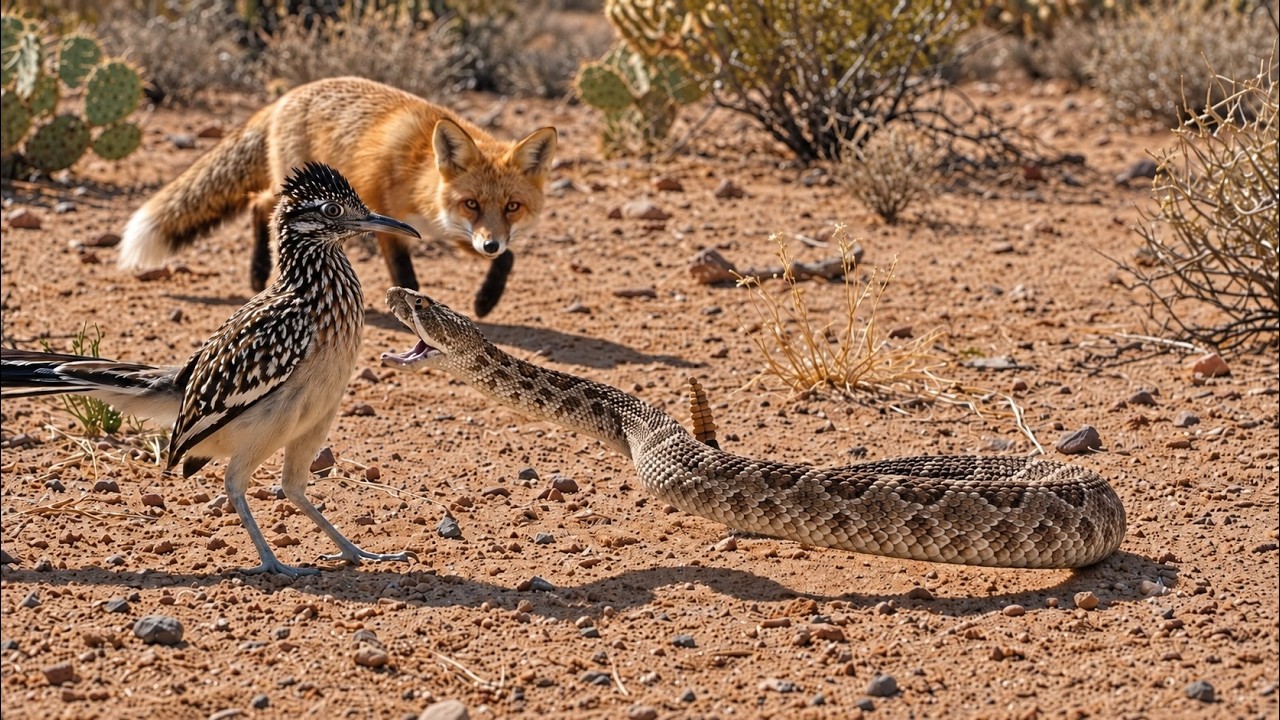 When Two Predators Target the Same Roadrunner: video thumbnail