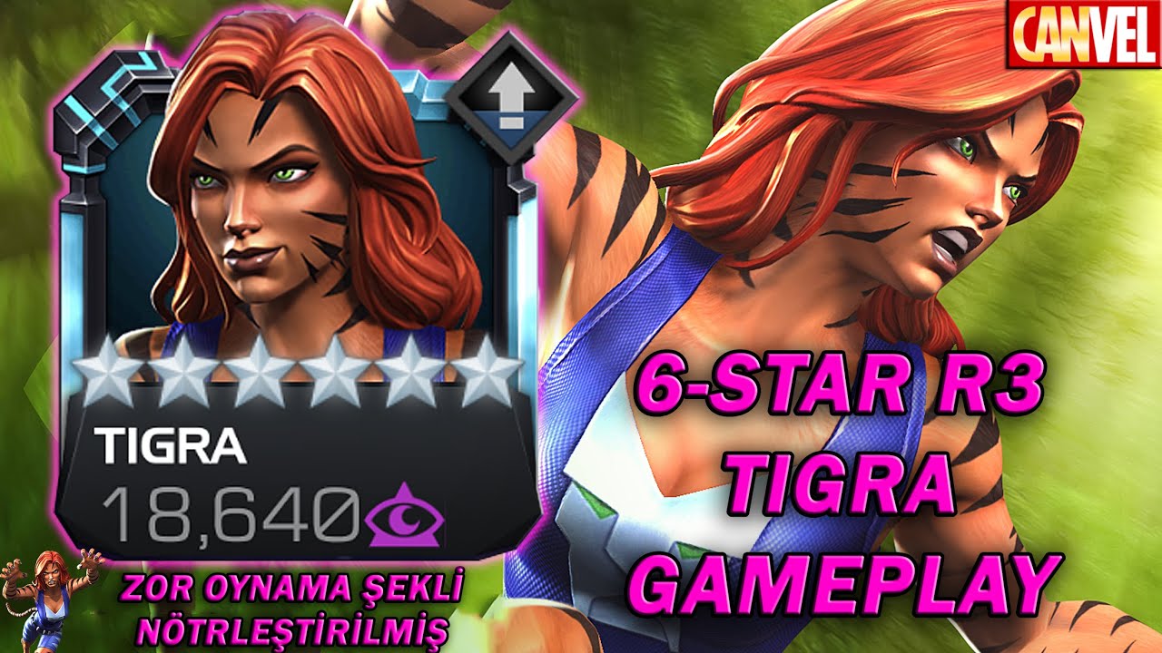 6-STAR R3 TIGRA GAMEPLAY | YAŞAM DÖNGÜSÜ VE ÖFKE KAROSU TESTİ, PARÇALAMA HASARI !! - MCOC
