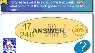 Estimating Fractions as Percents