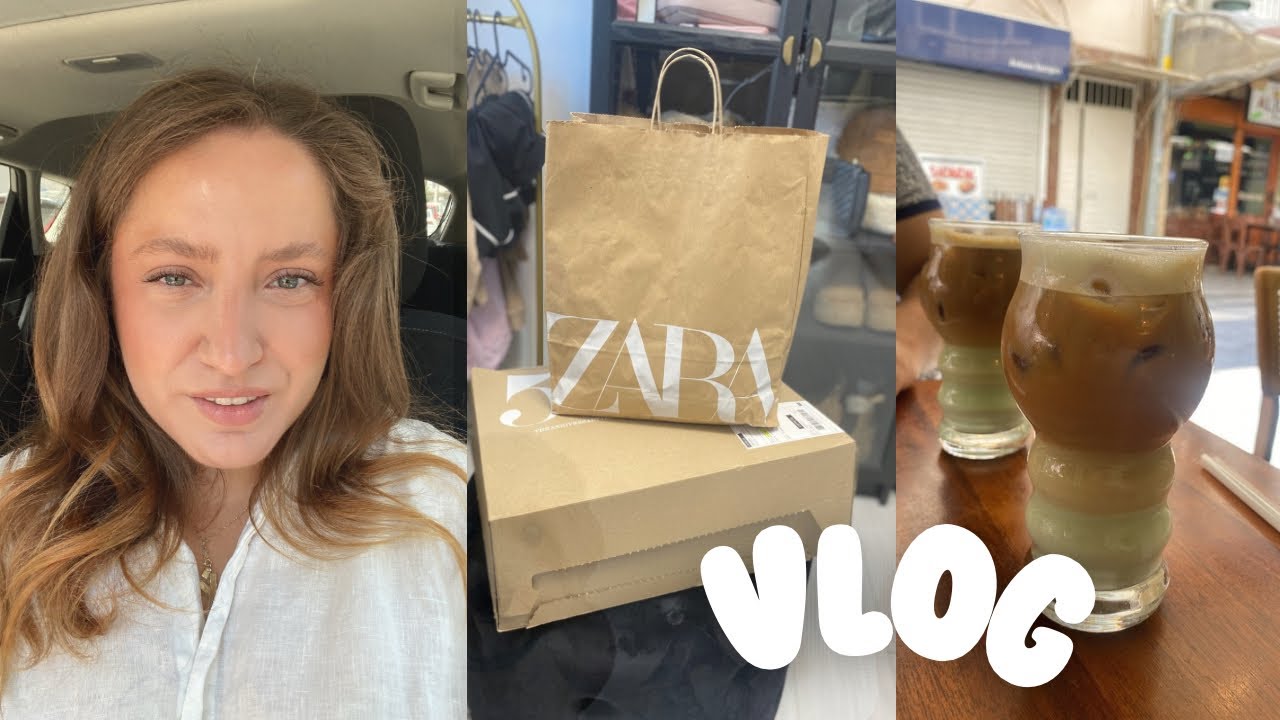VLOG | Zara indiriminden aldıklarım, günlük makyajım