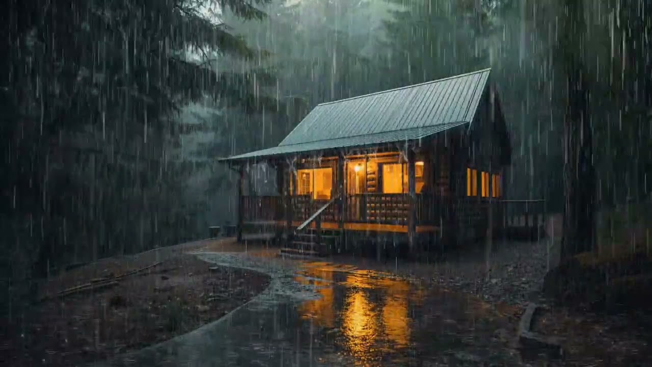 Rainstorm ASMR for Sleep | Strong Rain Sounds for Deep Rest, Relaxation, and Anxiety Relief