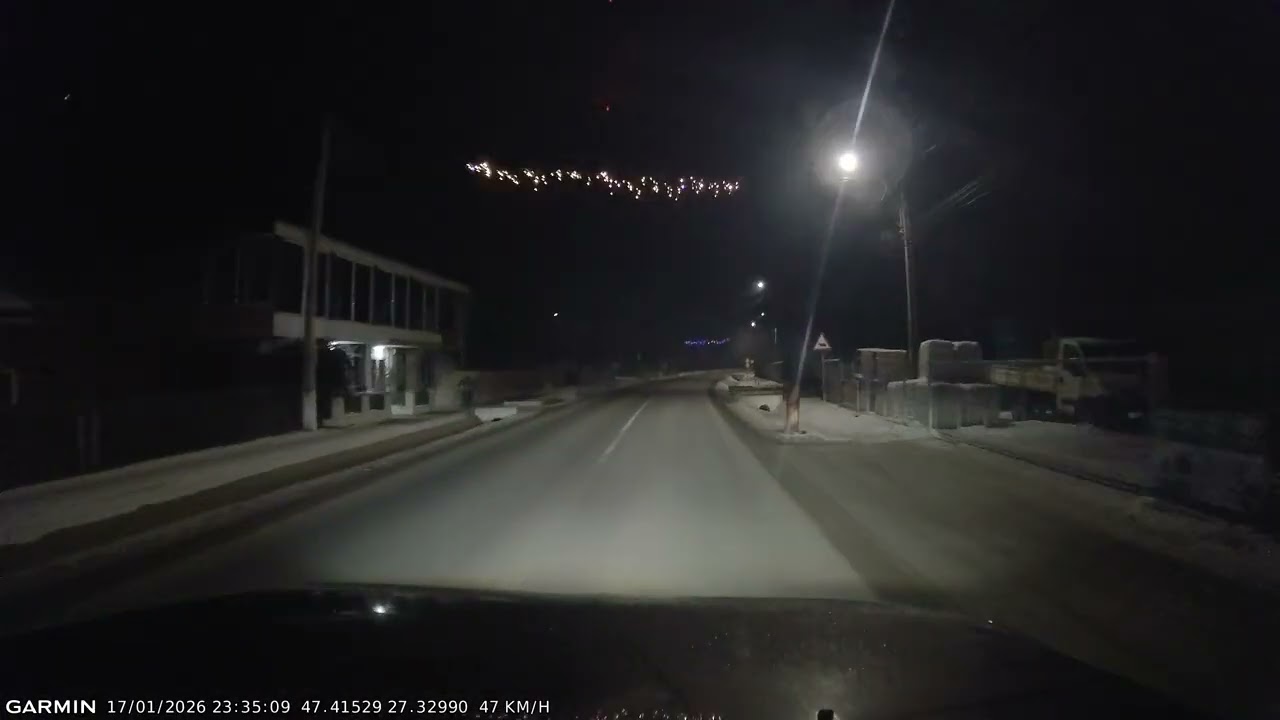 Mitsubishi Pajero IV 3.2 - Night, Cold, Driving Home (17.01.2026)