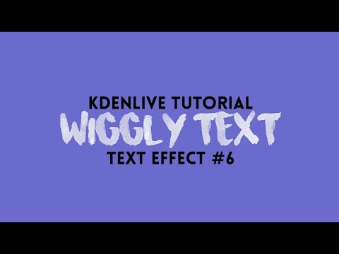 Kdenlive Tutorial -