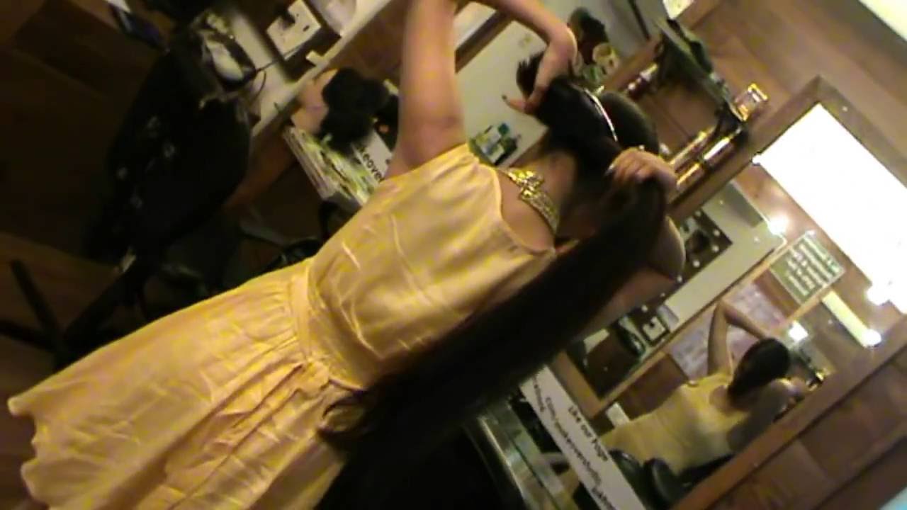 Beautiful girl with long hair