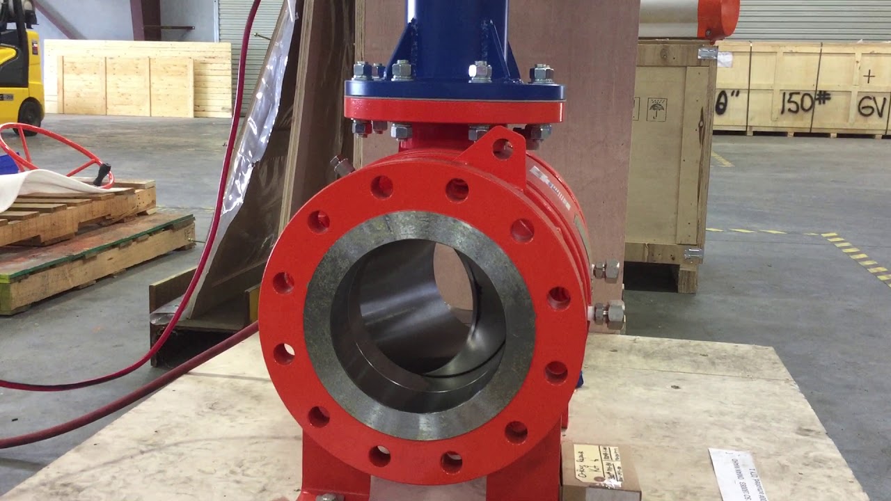 PST on Master Valve Pipeline Actuator - YouTube