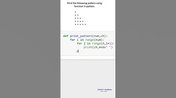 Print the following pattern in python ( python for beginners )