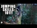 JUMPING SKILLS 101!! THE FUNDAMENTALS OF JUMPING AN MTB. TEACHING BENEY HOW TO DIRT JUMP!