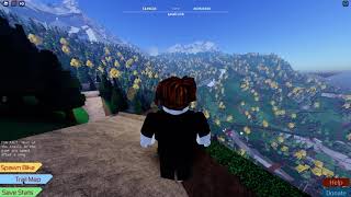 Wolf Ridge Bike Park | Roblox | Scenery over the mountains (not a trail) screenshot 5
