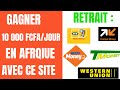 Gagner de largent avec mobile money mtn money moov money orange money wari  western union