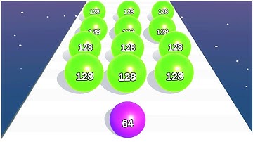 2048 Ball Rush! Number Merge - Gameplay Walkthrough - Levels 1-10
