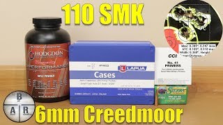 6mm Creedmoor - 110 SMK with Hodgdon Superformance Load Test