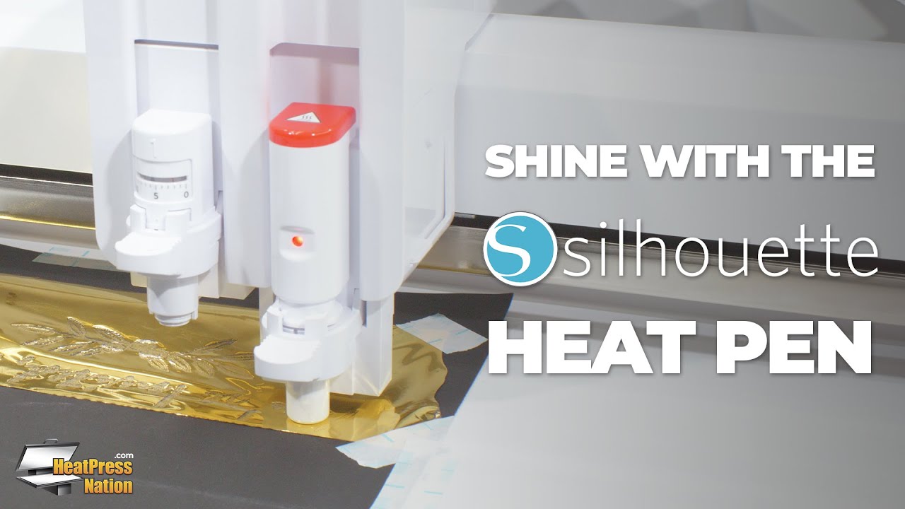 Draw Shiny Designs with the Silhouette Heat Pen - YouTube