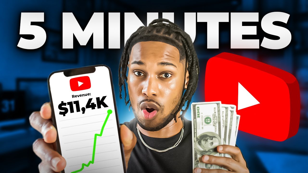 Make Money on YouTube in 5 Minutes   350  Day