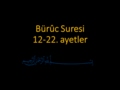 Buruc sures 1222 ayetler ezberle her ayet on tekrar