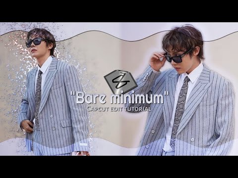 "BARE MINIMUM" CAPCUT EDIT TUTORIAL || JHOPE || BTS || EVILJEONIE ||