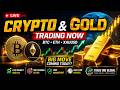 🚨 Crypto + Gold LIVE | Big Move Coming Today 🔥 TradeOne Global Live Stream #livestream #trading