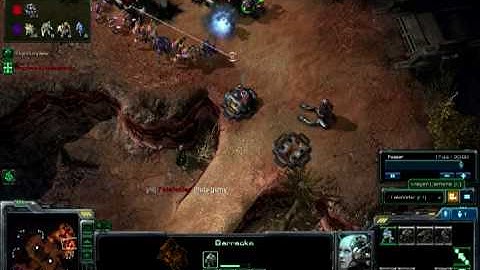 Starcraft 2 Beta Footage Fateholder Terran v Protoss Part 4
