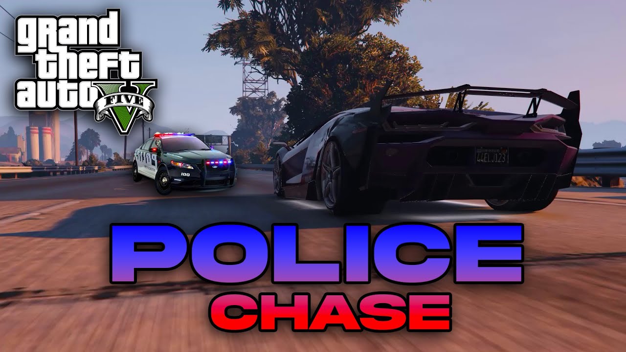 POLICE CAR CHASE - GTA 5 - YouTube
