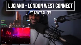 Luciano feat. Central Cee - Connect London West (Unreleased Song) [Reaction] | LeeToTheVI