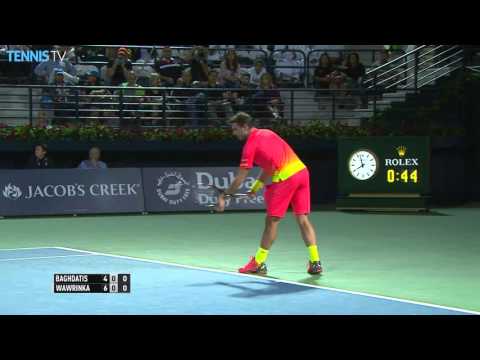 Stan Wawrinka vs Marcos Baghdatis: 2016 ATP Dubai Final Highlights