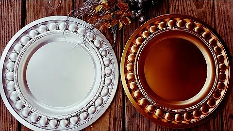 Create Stunning Holiday Charger Plates