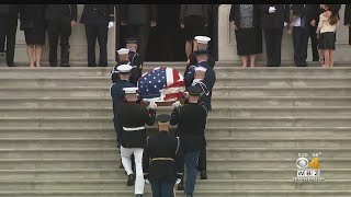 Capitol Police Officer Billy Evans Lies In Honor In US Capitol Rotunda