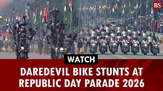 Watch: Daredevil Bike Stunts At Republic Day Parade 2026 Bsf Crpf Kartvya Path