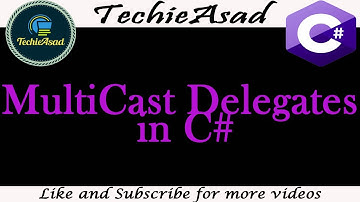 MultiCast Delegates in C# (Hindi/Urdu)