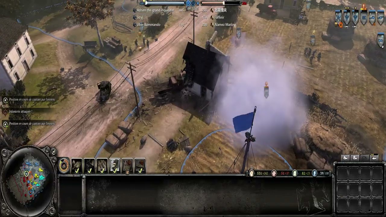 COH2 #120 🇺🇸 Enfer américain 🇺🇸 (3v3 Outre-Rhin)