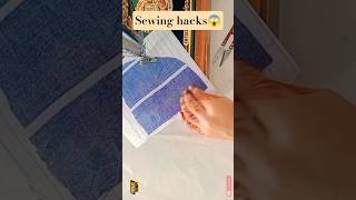 Easy sewing hacks #sewingforbeginners #Roundkorner #goldaman #dress #reusefabric #kurti