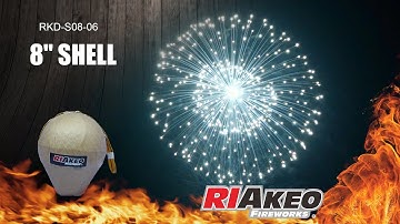 DISPLAY SHELL-8 INCH RKD-S08-06 | RIAKEO FIREWORKS