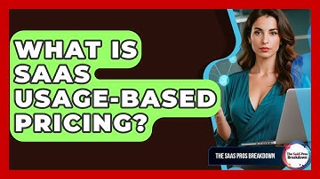 What Is SaaS Usage-based Pricing? - The SaaS Pros Breakdown