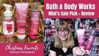 Bath & Body Works TWISTED PEPPERMINT Review + Mini Sale Picks!