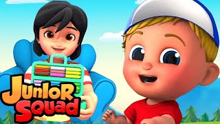 Цветная песня | потешки | мультфильмы | Junior Squad Russia | детская музыка