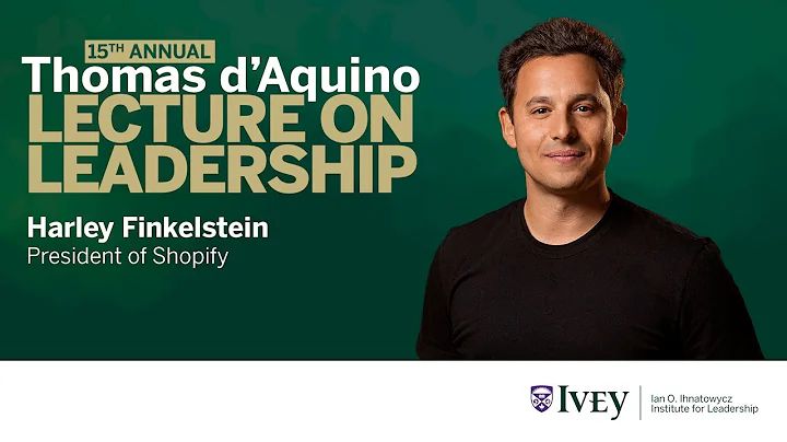 The Ivey - Thomas dAquino Lecture on Leadership wi...