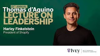 Thumbnail The Ivey - Thomas d’Aquino Lecture on Leadership with Harley Finkelstein