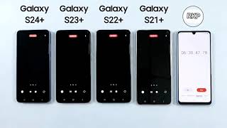 Samsung S24 Plus vs S23 Plus vs S22 Plus vs S21 Plus Battery Drain Test • #Samsung #samsungs21ultra