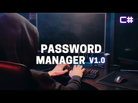 Password manager / Encrypt keys (C# console)