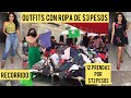 Outfits con ropa de $3 pesos del tianguis /cuanta ropa puedo comprar con $100 pesos/recorrido