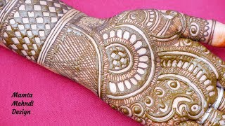 #5 Rajasthani Traditional Mehndi design For Front Hand | पारंपरिक राजस्थानी मेहंदी डिजाइन