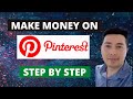 Make Money On Pinterest 2021 | Make Money Online | Tutorial For Beginners step by step