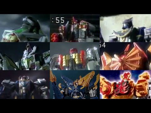 戦隊ロボシリーズ 1975年～1988年】スーパー戦隊シリーズ 歴代ロボ&戦艦、母艦 超