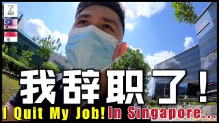 我辞职了！我辞去在新加坡银行的工作！【I Quit My Job ! In Singapore...】@zchannelzack