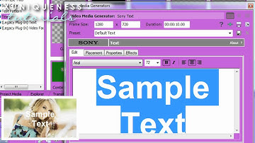 Sony Vegas Tutorial: Text Effect #1 (xUNIQUEness)