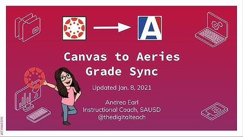 Grade Sync Canvas to Aeries (updated Jan. 2021)