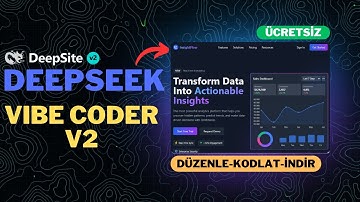 Yeni DeepSite V2 | Deepseek Vibe Coder & Ücretsiz Harika UI Kodlat!