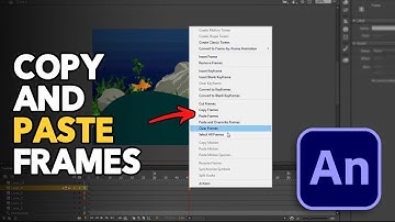 How to Copy and Paste Frames in Adobe Animate