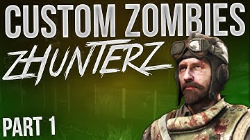 "THIS IS RIGGED!" - Custom Zombies "ZHUNTERZ" - Part 1 (Call Of Duty Zombies)