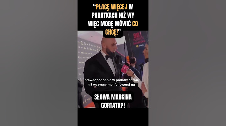 Mocne SŁOWA MARCINA GORTATA