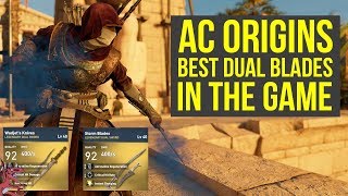 Assassin's Creed Origins Best Weapons BEST DUAL SWORDS IN THE GAME (AC Origins Best Weapons)